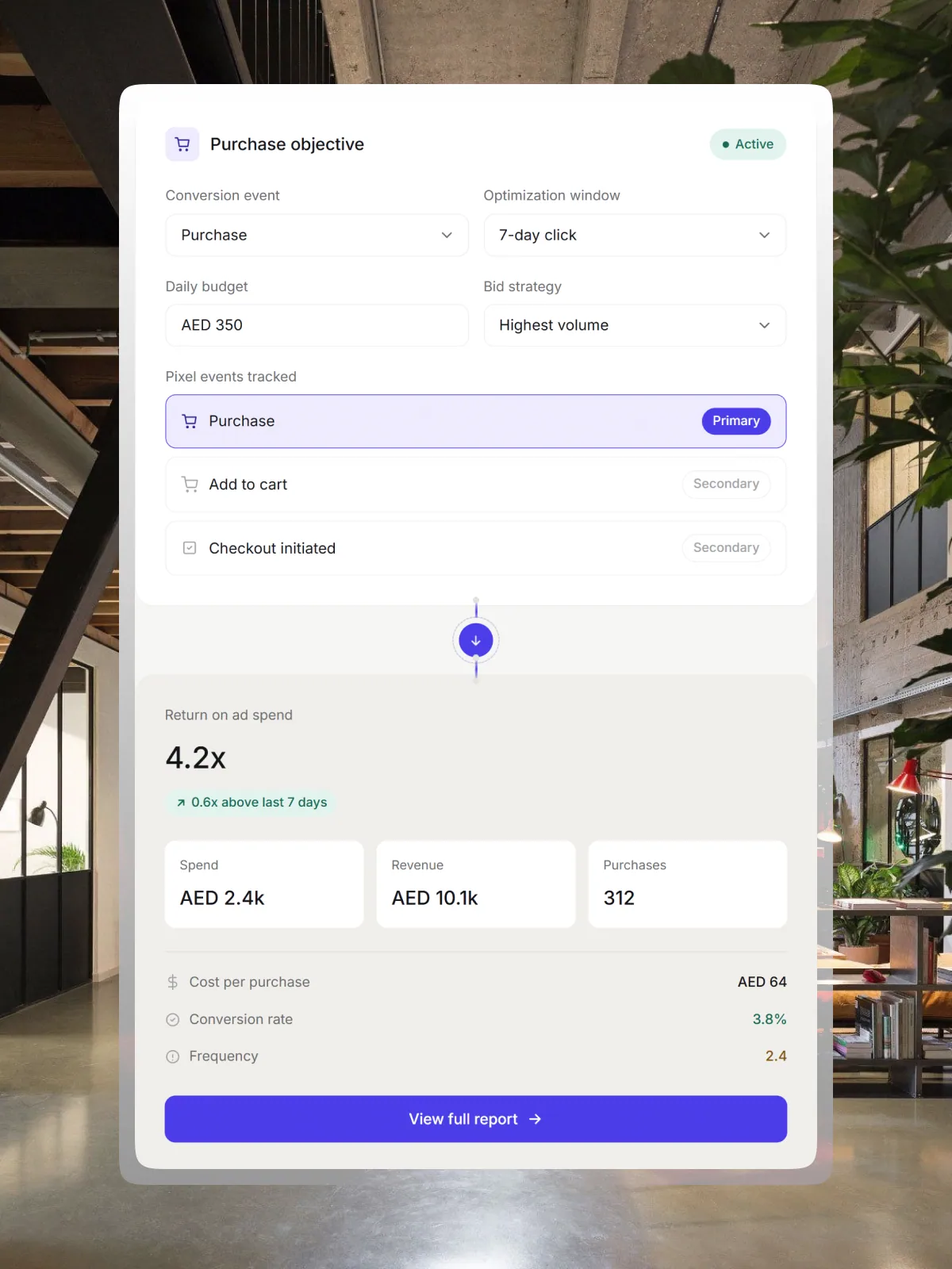 Mobile screen showing a Facebook lead generation advertisement with form and contact fields