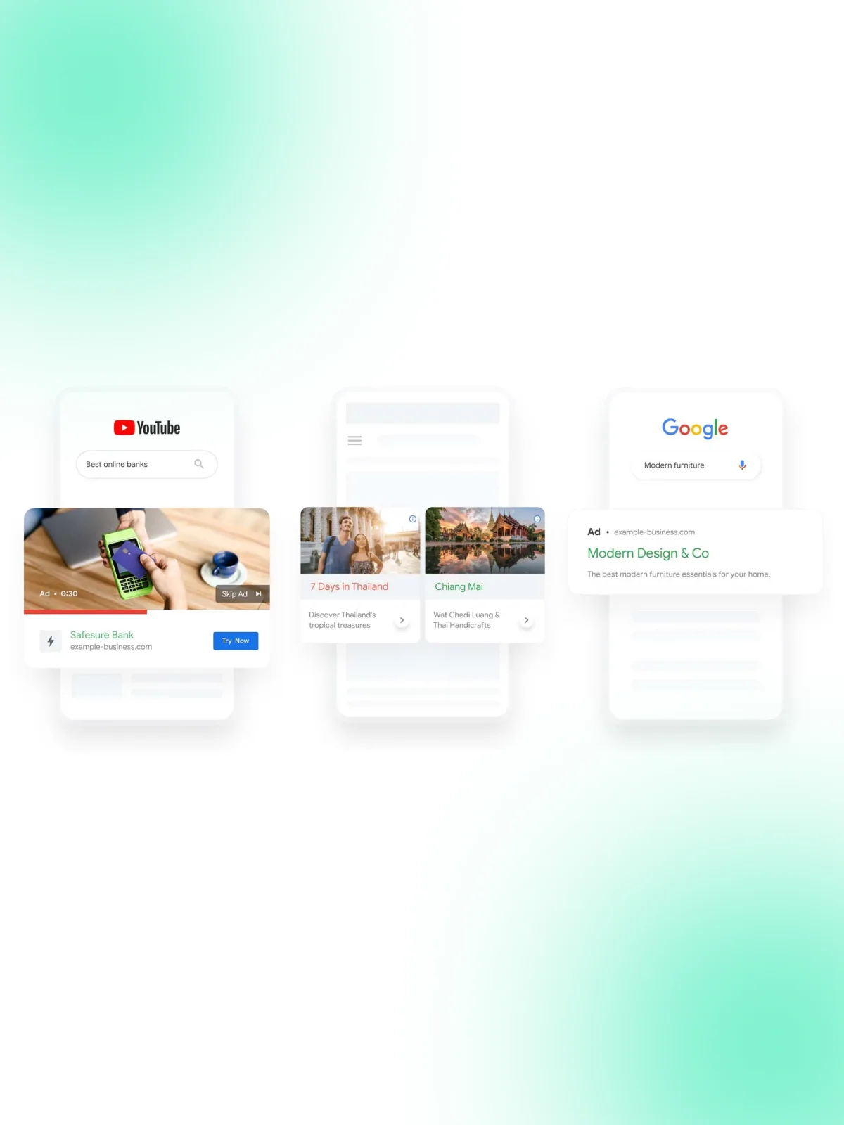 Browser screenshot showing Google Shopping advertisement with product image, price and store name